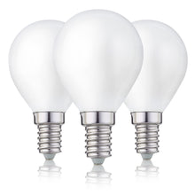 Carica l'immagine nel visualizzatore di Gallery, Hellum 3 lampadine LED goccia E14 2,2W sostituisce 25W vetro opaco