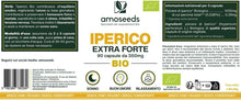 Carica l'immagine nel visualizzatore di Gallery, Iperico BIO | Erba di San Giovanni | Concentrato di Ipericina | Buon Umore, Rilassamento, Sonno | 90 capsule vegane da 350 mg | Qualità Superiore