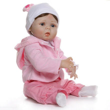Carica l'immagine nel visualizzatore di Gallery, Bambole Reborn Femmine Simulazione Silicone Vinile Morbido 22 Pollici 55 Centimetri Realistico Bambole Reborn che Sembrano Vere Bambolotto Neonato