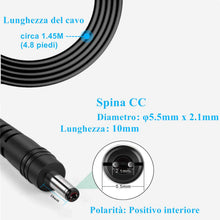 Carica l'immagine nel visualizzatore di Gallery, Adattatore AC-DC 24V 1A Alimentatore AC220V da 230V a DC24V con 8 adattatori per spina Caricabatterie DC24V 100mA a 1000mA (DC24Va 1A)