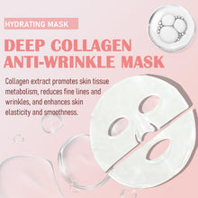 Carica l'immagine nel visualizzatore di Gallery, 8 Pezzi Bio-Collagen Real Deep Mask, Maschera Collagene Viso Overnight