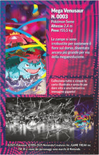 Carica l'immagine nel visualizzatore di Gallery, Pokémon: miniscatola da collezione Megaeroi (Mega Venusaur) del GCC Pokémon (un foglio di adesivi, una carta con l’illustrazione della miniscatola e due buste di espansione)