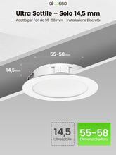 Carica l'immagine nel visualizzatore di Gallery, ALUSSO 6 x Faretto LED da Incasso 12-24V Downlight IP44