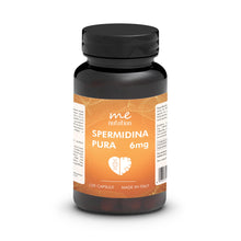 Carica l'immagine nel visualizzatore di Gallery, Spermidina Pura Alto Dosaggio | 6mg per dose | 120 capsule | Supporto Cellulare Anti-Age con Benefici per Cuore, Cervell