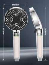 Carica l'immagine nel visualizzatore di Gallery, YEAUPE PRO Soffione Doccia con Filtro a 25 Fasi, Ø110 mm con Filtro
