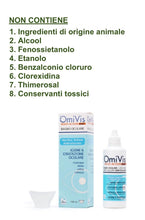 Carica l'immagine nel visualizzatore di Gallery, Omivis Bagno Oculare (con Acido Ialuronico Ed Aloe Vera) Per L’igiene E L’idratazione, Bianco, 100 ml