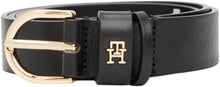 Carica l'immagine nel visualizzatore di Gallery, Tommy Hilfiger Donna Cintura Essential Effortless 2,5 cm Cintura in Pelle, Nero (Black), 95 cm