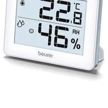 Carica l'immagine nel visualizzatore di Gallery, Beurer HM 16 Termoigrometro Per il Controllo della temperatura e dell'Umidità dell'aria Classifica i valori con un'indic