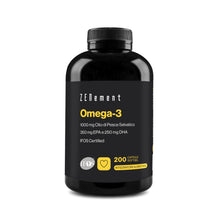 Carica l'immagine nel visualizzatore di Gallery, Omega-3 IFOS - 2000 mg (700 mg EPA + 500 mg DHA), Vitamina E - 200 Capsule