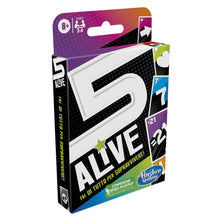 Carica l'immagine nel visualizzatore di Gallery, 5 Alive, gioco di carte Hasbro Gaming dal ritmo incalzante per bambini e famiglie, giochi per tutta la famiglia, giochi di carte veloci da 2 a 6 giocatori