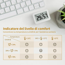 Carica l'immagine nel visualizzatore di Gallery, DOOMAY Mini Igrometro Termometro Interno Digitale Set da 2