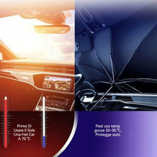 Carica l'immagine nel visualizzatore di Gallery, Parasole universale per auto per berline, SUV e MPV, design affascinante, con custodia, protezione dai raggi UV e dal ca