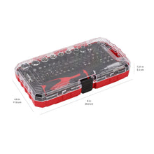Carica l'immagine nel visualizzatore di Gallery, Amazon Basics Set di chiavi a cricchetto magnetiche e cacciaviti di precisione per elettronica, 73 unità, confezione da 