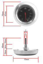 Carica l'immagine nel visualizzatore di Gallery, HomeTools. - Termometro analogico per barbecue, resistente alla temperatura, per BBQ e affumicatore, diametro 5 cm, rang