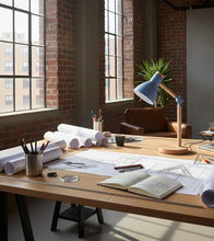 Carica l'immagine nel visualizzatore di Gallery, BEL AIR HOME - Lampada da scrivania TEACHER - metallo e legno - 1xE-27 - design moderno ed elegante - ideale per ufficio