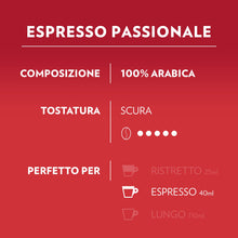 Carica l&#39;immagine nel visualizzatore di Gallery, Lavazza, A Modo Mio Passionale, 256 Capsule Caffè, per un Espresso con Note di Caramello e Cioccolato, 100% Arabica, Intensità 11/13, Tostatura Scura, 16 Confezioni x 16 Capsule