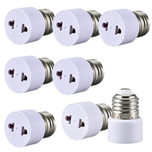 Carica l'immagine nel visualizzatore di Gallery, EQUILIUS Confezione da 8 douilles per lampadina E27, convertitore per douille E27, adattatore per presa della lampadina,