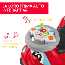 Carica l&#39;immagine nel visualizzatore di Gallery, Chicco Billy Walk&amp;Ride Eco+, Primi Passi Girello e Cavalcabile 2in1, Assemblaggio Semplice Manubrio Ergonomico, Ruote Larghe, Suoni e Luci di Guida, in Plastica Riciclata, Bambini 12-36 Mesi, Rosso