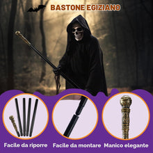 Carica l'immagine nel visualizzatore di Gallery, Spooktacular Creations Elegante bastone d'oro Vintage Walking Cane Prop per bambini Halloween Pimp Canes Costume Accesso