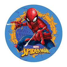 Carica l'immagine nel visualizzatore di Gallery, dekora - Cialda Spider-man per Torta | Decorazione per Torta di Compleanno per Bambini di Spiderman - 20 cm