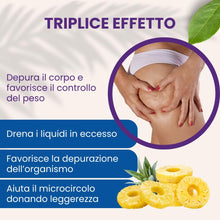 Carica l'immagine nel visualizzatore di Gallery, Drenax Forte Bustine Ananas – Integratore Alimentare Drenante con Betulla, Ortosifon e Lespedeza – Supporto al Drenaggio