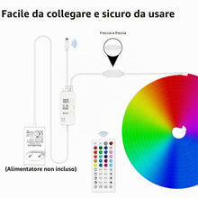 Carica l'immagine nel visualizzatore di Gallery, 44 Tasten Bluetooth LED Strip Controller APP Steuerung