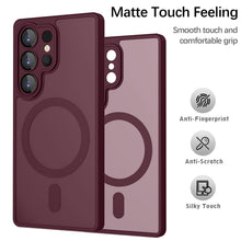 Carica l'immagine nel visualizzatore di Gallery, YUANDMI Per Samsung Galaxy S24 Ultra Custodia compatibile con MagSafe, Custodia per Samsung Galaxy S24 Ultra Magnetica O