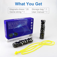 Carica l&#39;immagine nel visualizzatore di Gallery, Gioco di Scacchi Magnetici, Gioco da Tavolo a Scacchi con Pietre Magnetiche, Gioco da Tavolo Educativo Dama, Pietre Magnetiche Scacchi da Battaglia Magnetici Portatili per Feste, Famiglia e Compagno
