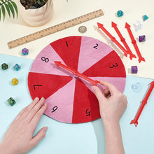 Carica l'immagine nel visualizzatore di Gallery, BENECREAT 6 pz di Spinner con Freccia Rossa, Freccia Grande In Plastica Da 146x18x8.5mm con Ventosa, Puntatore Spinners 