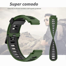 Carica l'immagine nel visualizzatore di Gallery, Cinturino in Silicone per Garmin Forerunner 735XT/235/220/230/620/630 Cinturino Sportivo di Ricambio per Approach S20/S5