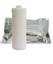 Carica l'immagine nel visualizzatore di Gallery, Benda Elastica all'Ossido di Zinco Medicata, 5mt x 10 cm, Bendaggi Funzionali, Antinfiammatoria, Pronta all'uso, Non si 