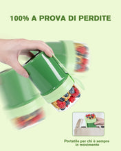 Carica l'immagine nel visualizzatore di Gallery, Muesli Cup da Asporto, 450 ml + 250 ml, Porta Yogurt, Coppetta per Cereali da Asporto a Tenuta Stagna con Cucchiaio e Co