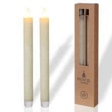 Carica l'immagine nel visualizzatore di Gallery, comforder Set 2 Candele LED in Vera Cera con Timer, Crema
