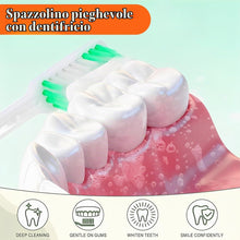 Carica l'immagine nel visualizzatore di Gallery, 6 Pezzi Spazzolino e Dentifricio da Viaggio, Spazzolino da Viaggio Kit Spazzolino da Denti Pieghevole per Bambini Adulti
