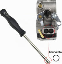 Carica l'immagine nel visualizzatore di Gallery, 8 pezzi Kit di strumenti di regolazione del carburatore per carburatore a 2 cicli Set di strumenti di regolazione del ca