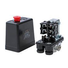 Carica l'immagine nel visualizzatore di Gallery, ORAZIO Interruttore di Controllo della Pressione del Compressore d'Aria G1/4" 220V 16A 3 Porte Monofase per Valvola di C