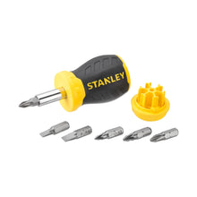 Carica l'immagine nel visualizzatore di Gallery, STANLEY Cacciavite a cricchetto multi-inserto Stubby, 6 inserti, 0-66-357