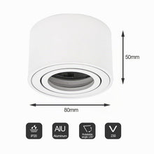 Carica l'immagine nel visualizzatore di Gallery, LED Faretto da Soffitto, Orientabili, Ø80x50mm, Faretti Soffitto in Alluminio, Bianco, Faretti Led Soffitto per moduli L