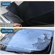 Carica l'immagine nel visualizzatore di Gallery, Parasole Universale Termico Auto Parabrezza Interno 140x80CM, Ombrello Pieghevole Visiera Professionale Anti-UV per SUV