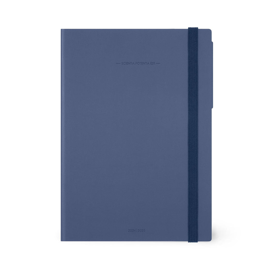 Legami - Agenda del Docente Large, Agenda Grande Settimanale, 13 Mesi, da Agosto 2024 ad Agosto 2025, Pianificazione Didattica, Registro Classe, Orario, Calendario Scolastico, 17 x 24 cm, Blueberry