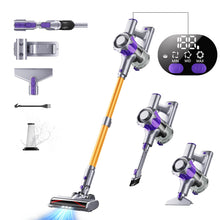 Carica l'immagine nel visualizzatore di Gallery, Tdyon Aspirapolvere Senza Fili 40Kpa&amp;450W, 50Mins Scopa Elettrica Senza Aspirapolvere Senza Fili Potente, 11 Stadi Filtrati OLED Smart Anti-Avvolgimento, per Peli Animali/Pavimenti/Tappe