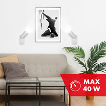 Carica l'immagine nel visualizzatore di Gallery, Maclean Applique MCE369 GU10 con interruttore Max. 40W | design moderno per soggiorno, camera da letto e corridoio | 55x