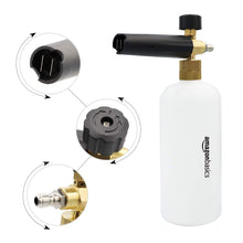 Carica l'immagine nel visualizzatore di Gallery, Amazon Basics, Lancia schiuma con connettore rapido da 1/4" per idropulitrice, 1 litro