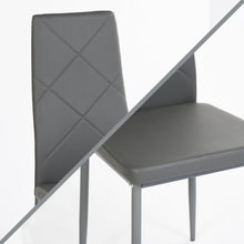 Carica l'immagine nel visualizzatore di Gallery, buybyroom 4 sedie sala da pranzo sedie moderne cucina sedie imbottite sala da pranzo sedie da soggiorno sedie grigio sala da pranzo per ristoranti, cucine, sale d'attesa, uffici