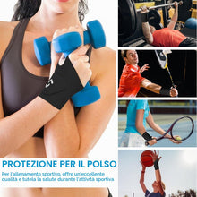 Carica l'immagine nel visualizzatore di Gallery, AOOWU Tutore Polso, 2PCS Regolabile Fascia da Polso con Apertura Morbida, Aggiornamento Polsiera Tendinite Fascia, Forte