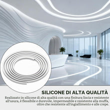 Carica l'immagine nel visualizzatore di Gallery, FCOB T1010 3M Profili in silicone neon Canaletta LED Bianco Latte