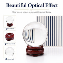 Carica l'immagine nel visualizzatore di Gallery, 40MM Sfera di Cristallo Trasparente K9, per Divinazione