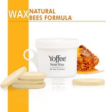 Carica l'immagine nel visualizzatore di Gallery, Yoffee Original Nose Wax Kit con cera d'api bio per naso e orecchie, 100 g