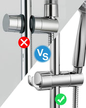 Carica l'immagine nel visualizzatore di Gallery, Supporto universale doccetta, supporto per soffione per asta saliscendi, supporto per doccia regolabile 16-27 mm, suppor