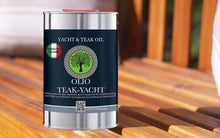 Carica l'immagine nel visualizzatore di Gallery, OLIO TEAK NATURAL GSW, protezione UV di mobili e pavimenti pietra naturale e BARCHE E YACHT, incolore - naturale (1000 ml)